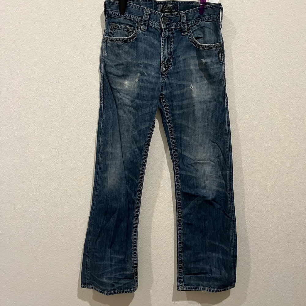 Silver Jeans Blue Relaxed Fit Denim